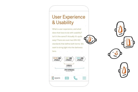 Scientific and Human Brand and Design System for UX Agency project
