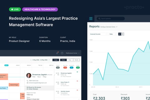 UX Redesign Boosts Operational Efficiency by 40% for 1+ Million Doctors and 70,000+ Clinics project