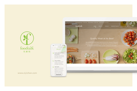 Web Design for FoodTalk project