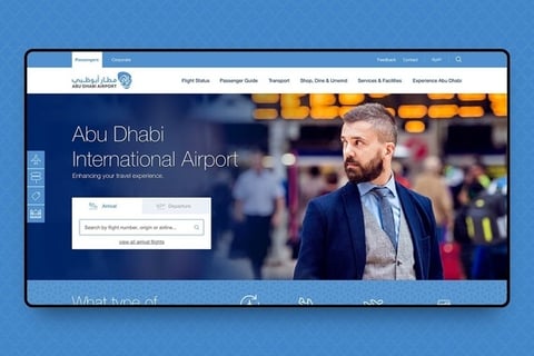 Website Design for an International Airport project