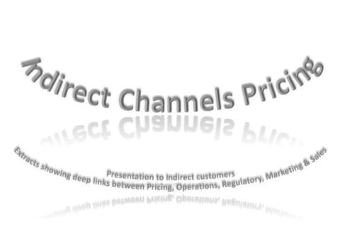 Indirect Sales Channels Pricing project