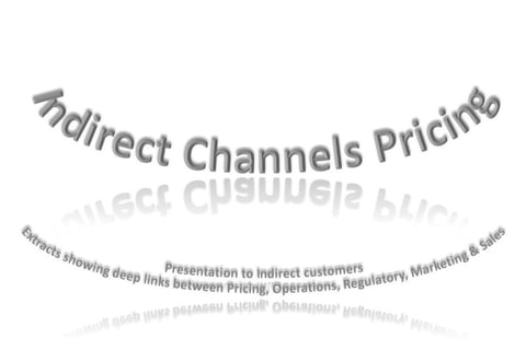 Indirect Sales Channels Pricing project