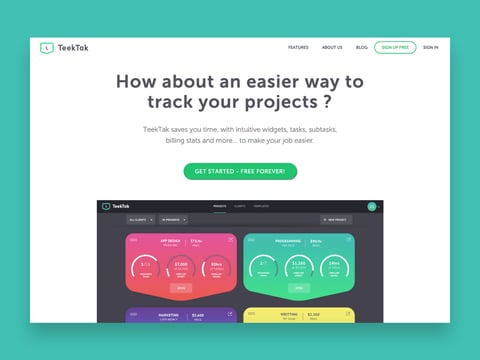 TeekTak | Web and Native App project