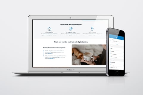 UI/UX Design for Banking Website project