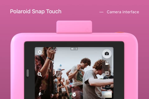 Polaroid Snap Touch Camera Interface project