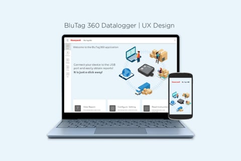 BluTag 360 Data Logger Honeywell | UX Design project