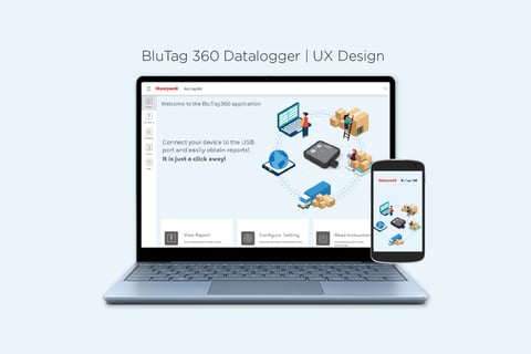 BluTag 360 Data Logger Honeywell | UX Design project