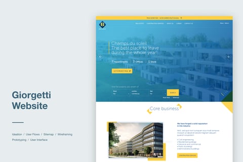 Giorgetti Website project
