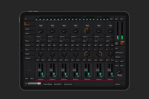 Tablet App for an Audio Mixing Console project
