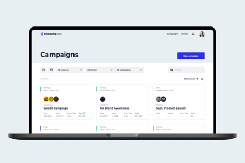 Web App for an Advertising Platform project