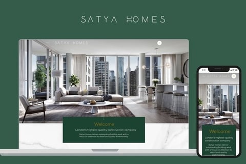 Satya Homes | Construction Company Website project