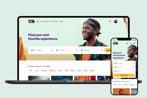 Responsive Redesign for a Ticketing Website project