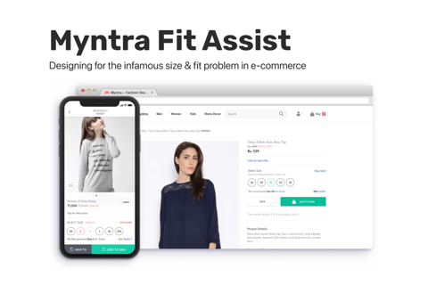 Designing for the Infamous Size and Fit Problem in eCommerce project