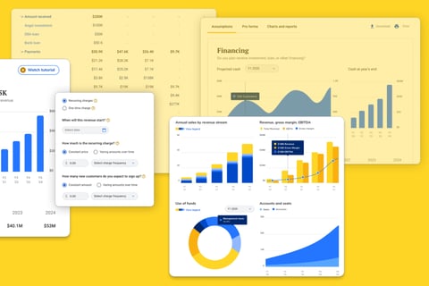 Financial Model Builder | Saved Startups 58 Hours and Thousands of Dollars project