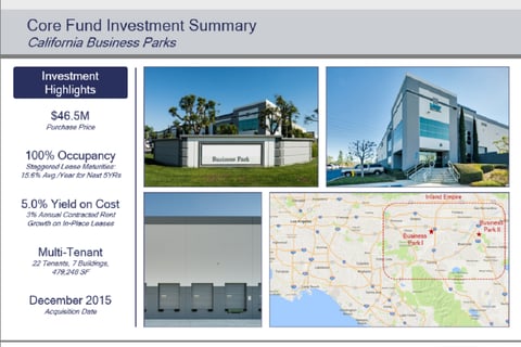Fundraising Presentation for a Multibillion-dollar Core Property Fund project