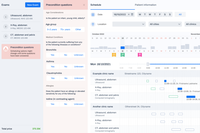 UX/UI Designs for a Medical Patient Scheduling Application