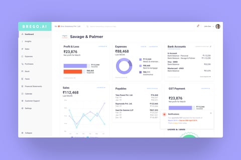 Brego - Finance App project