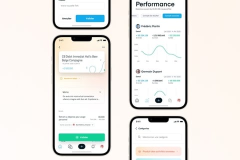 UI Design for a Fintech Mobile Application project