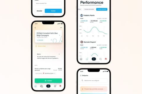 UI Design for a Fintech Mobile Application project