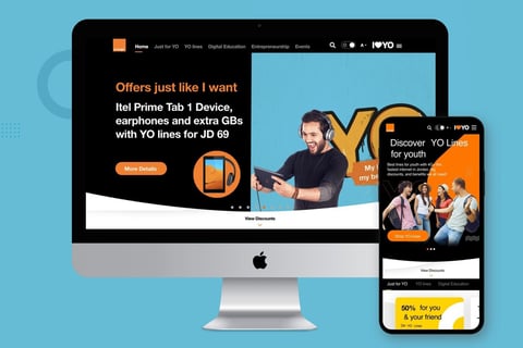 YO Microsite by Orange project