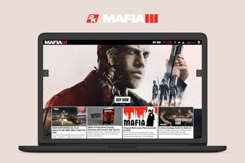 2K Games Mafia3 Website project