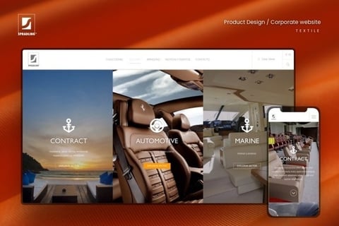 New Website and Online Catalog for Leading Manufacturers of Coated Fabrics project