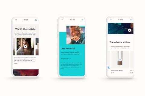 IQOS Japan Website project