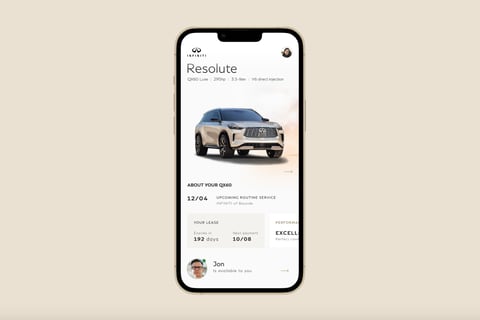 INFINITI Customer Application project