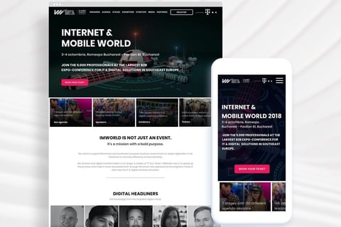 Tech Conference Website project