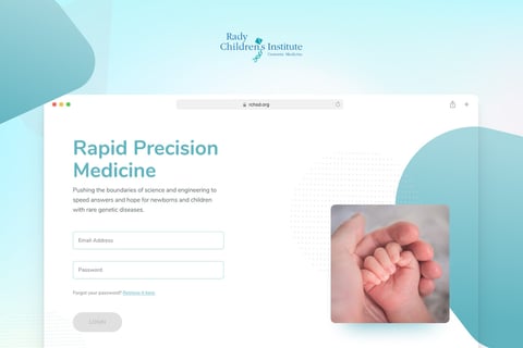 Rady Children's Hospital - Medical App UI/UX & Design System project