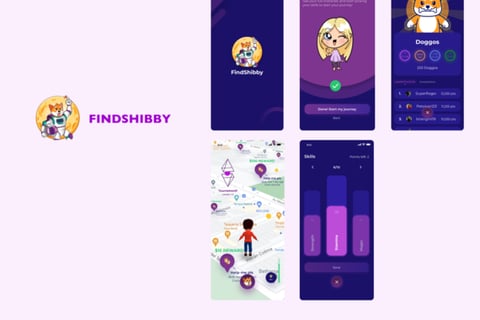 Game App UI/UX Design project