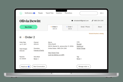 Order Management System for an eCommerce Brand project