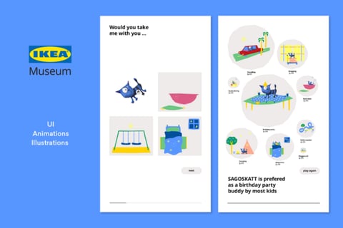 Animated Universe for IKEA of Sweden project