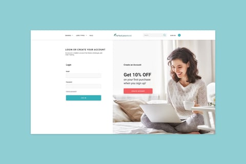 PerfectLensWorld - Login and Registration Page UX/UI Enhancements for eCommerce Site project