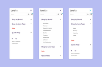 LensPure - Navigation Redesign