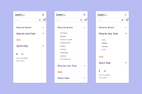 LensPure - Navigation Redesign