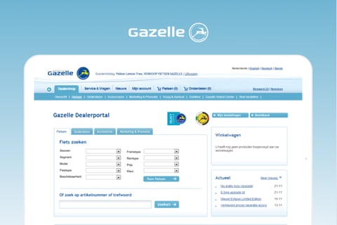 Designing a B2B Shop for a Leading Bicycle Manufacturer project
