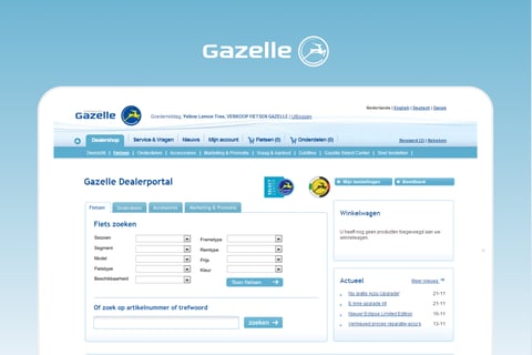 Designing a B2B Shop for a Leading Bicycle Manufacturer project