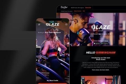 Blaze Studio | Showcasing a Boutique Fitness Experience project