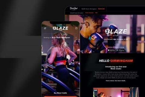 Blaze Studio | Showcasing a Boutique Fitness Experience project