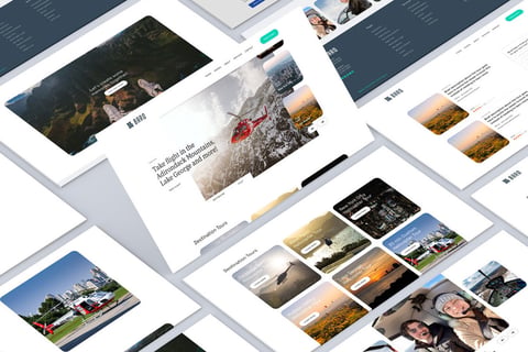 UX Designer for Baro Helicopters Website project