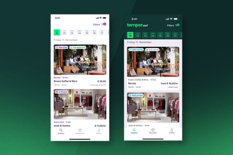 Temper App Redesign project