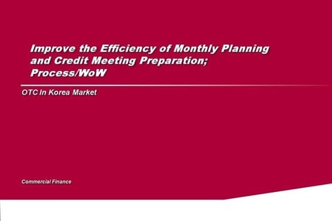 Internal Decision-making Process Improvement project