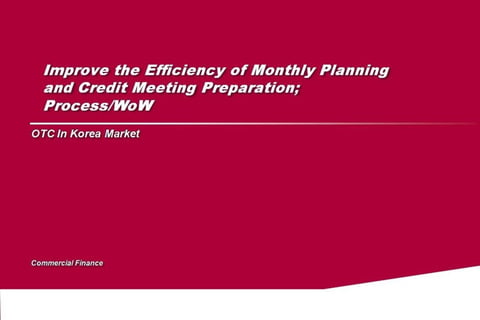 Internal Decision-making Process Improvement project