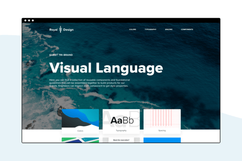 Royal Caribbean's Visual Language project