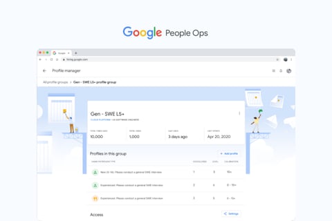 Lead Designer—Profile Group Creation for a Scheduling Tool project