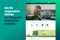 UI & UX Responsive Design for a Financial Institution Website