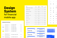 Design System for Financial Mobile App