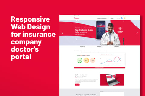 Responsive Web Design for Insurance Company Doctor's Portal project