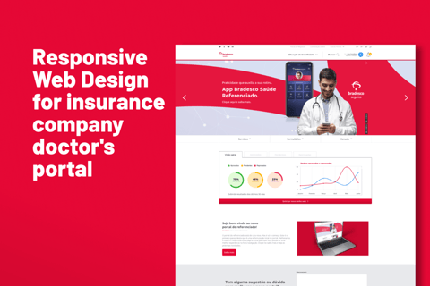 Responsive Web Design for Insurance Company Doctor's Portal project